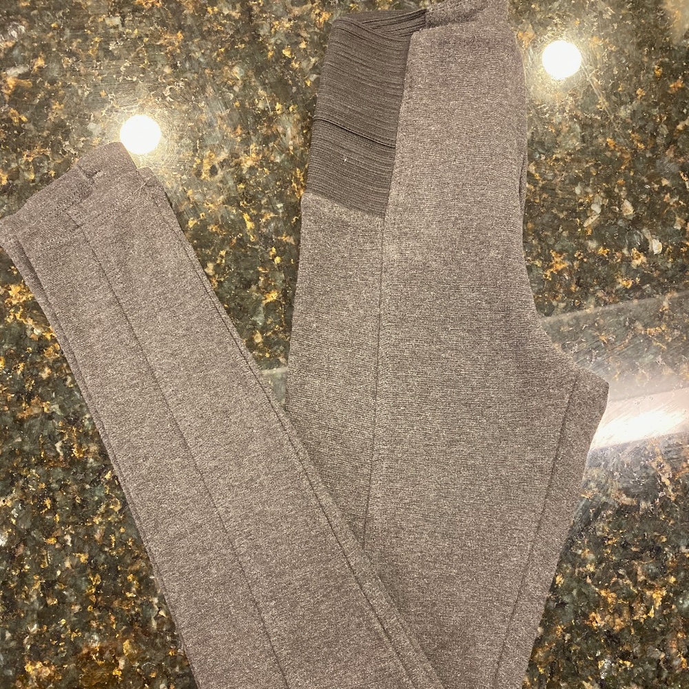 SOLD! ZARA Women Waistband Leggings Pants Gray XS